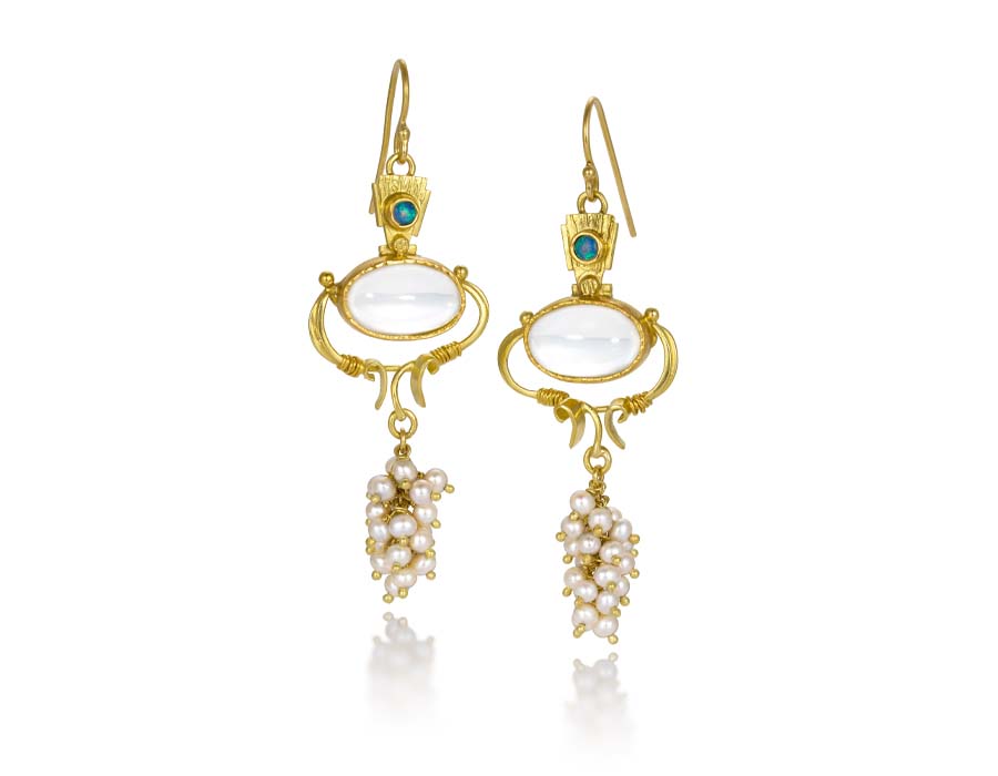 White Cloud Earrings